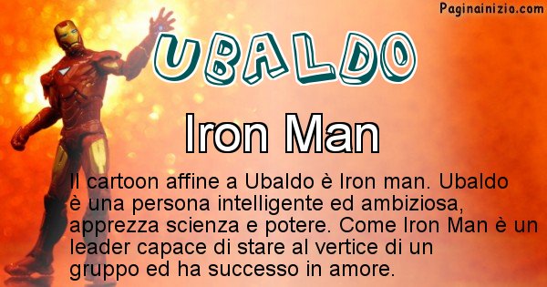 Ubaldo - Personaggio dei cartoni associato a Ubaldo