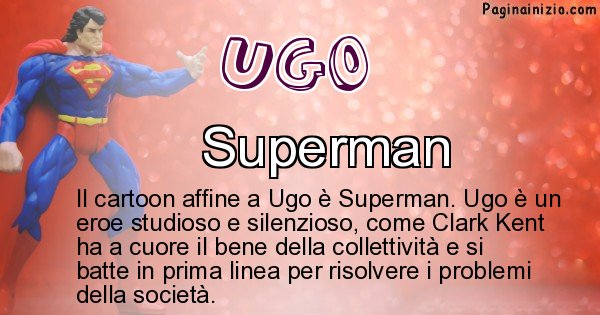 Ugo - Personaggio dei cartoni associato a Ugo