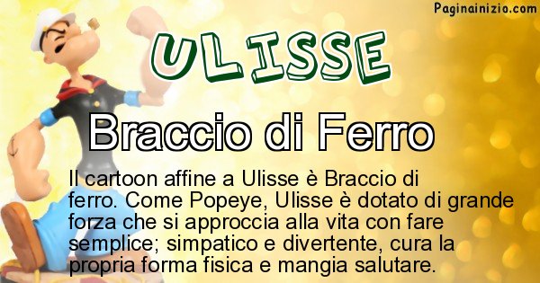 Ulisse - Personaggio dei cartoni associato a Ulisse