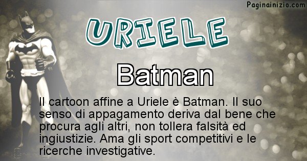 Uriele - Personaggio dei cartoni associato a Uriele