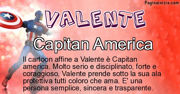 Valente - Personaggio dei cartoni associato a Valente