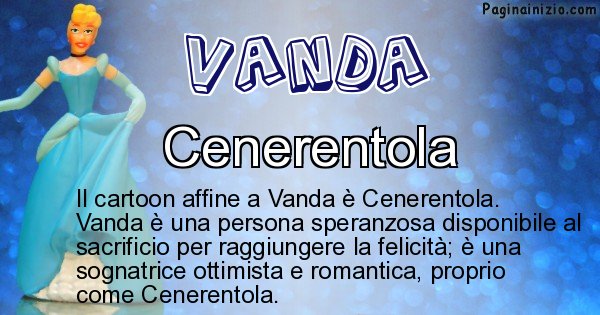Vanda - Personaggio dei cartoni associato a Vanda