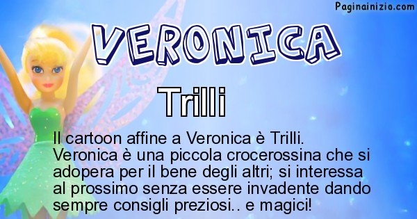 Veronica - Personaggio dei cartoni associato a Veronica