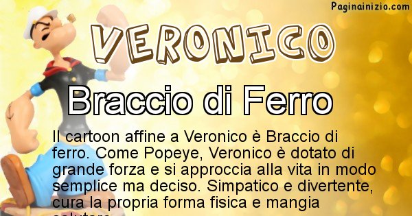 Veronico - Personaggio dei cartoni associato a Veronico