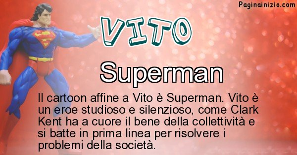Vito - Personaggio dei cartoni associato a Vito