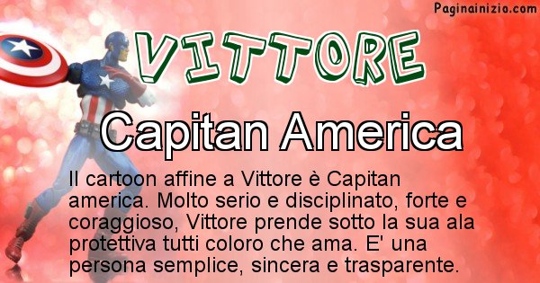 Vittore - Personaggio dei cartoni associato a Vittore