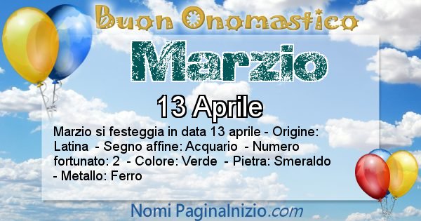 Marzio - Onomastico del nome Marzio