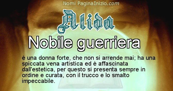 Alida - Significato reale del nome Alida