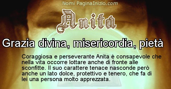 Anita - Significato reale del nome Anita