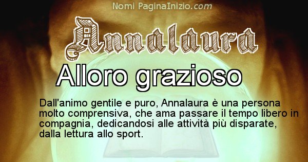 Annalaura - Significato reale del nome Annalaura