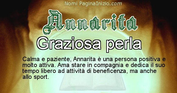 Annarita - Significato reale del nome Annarita