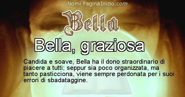 Bella - Significato reale del nome Bella