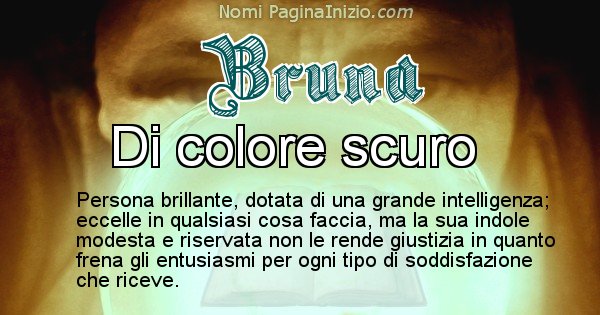 Bruna - Significato reale del nome Bruna