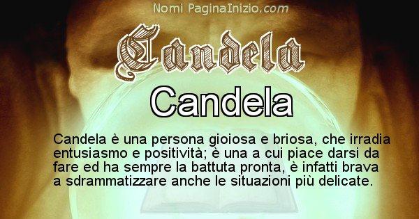 Candela - Significato reale del nome Candela