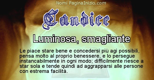 Candice - Significato reale del nome Candice