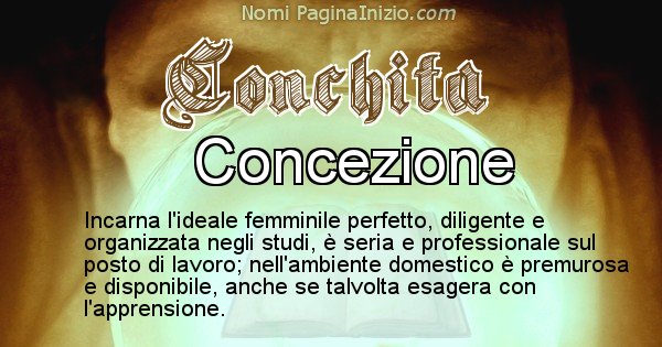 Conchita - Significato reale del nome Conchita
