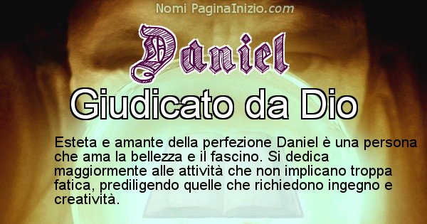 Daniel - Significato reale del nome Daniel