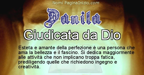 Danila - Significato reale del nome Danila