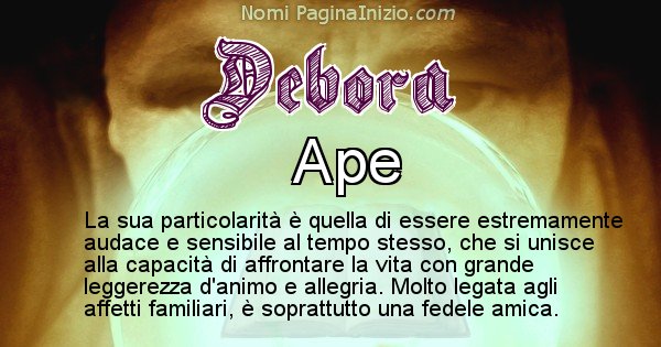 Debora - Significato reale del nome Debora