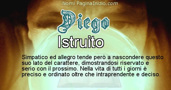 Diego - Significato reale del nome Diego