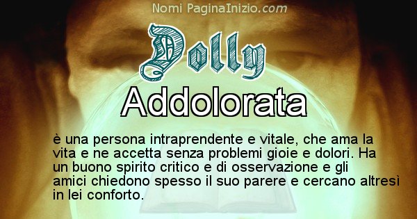 Dolly - Significato reale del nome Dolly