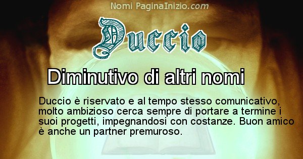 Duccio - Significato reale del nome Duccio