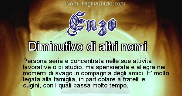 Enzo - Significato reale del nome Enzo