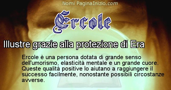 Ercole - Significato reale del nome Ercole