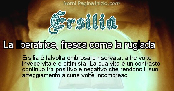 Ersilia - Significato reale del nome Ersilia