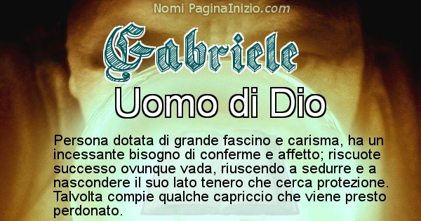 Gabriele - Significato reale del nome Gabriele