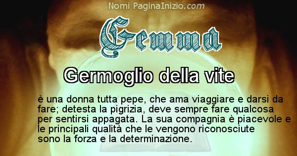 Gemma - Significato reale del nome Gemma