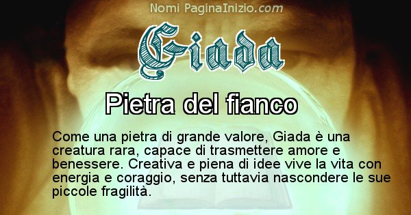 Giada - Significato reale del nome Giada