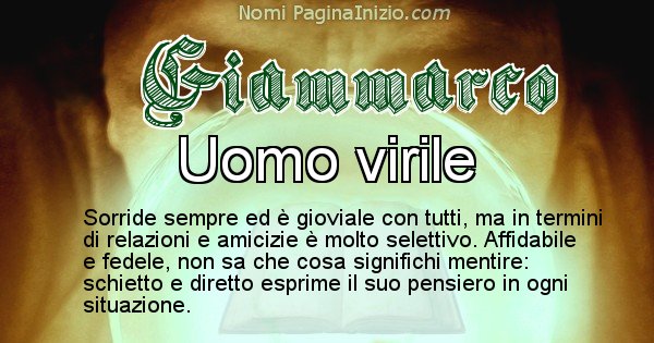 Giammarco - Significato reale del nome Giammarco