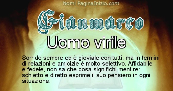 Gianmarco - Significato reale del nome Gianmarco