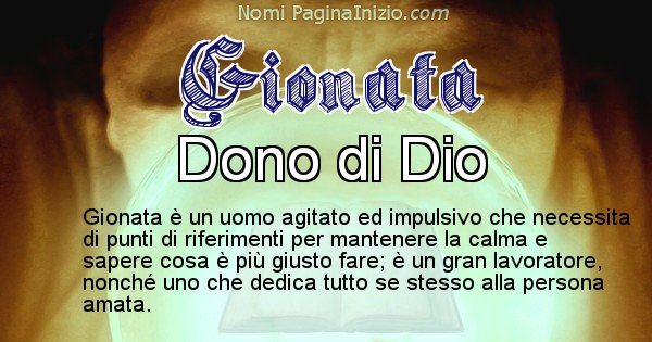 Gionata - Significato reale del nome Gionata