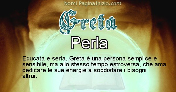 Greta - Significato reale del nome Greta