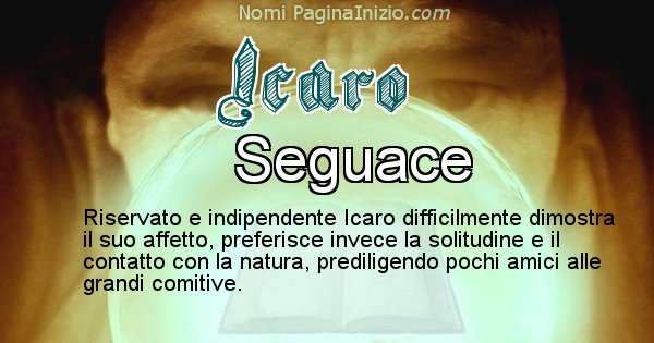 Icaro - Significato reale del nome Icaro