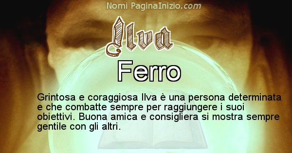 Ilva - Significato reale del nome Ilva