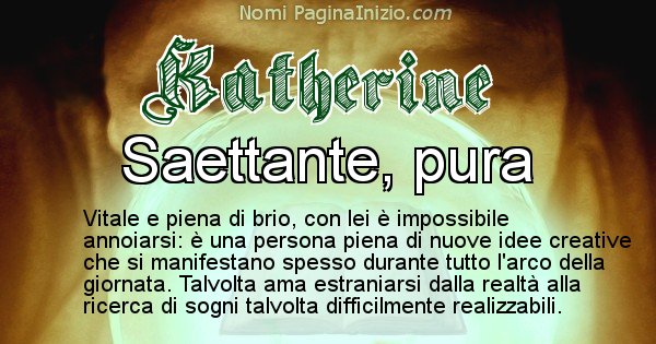 Katherine - Significato reale del nome Katherine