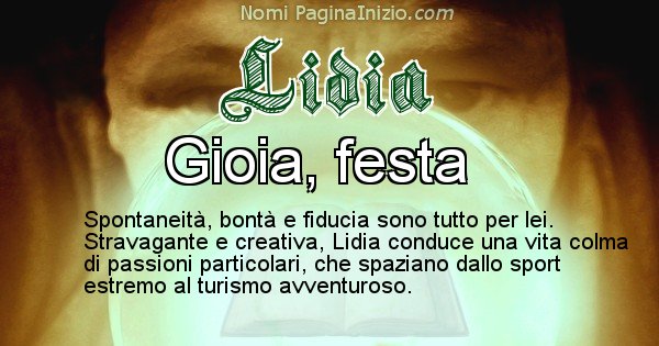 Lidia - Significato reale del nome Lidia