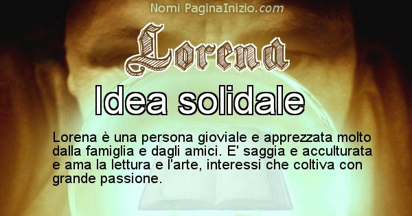 Lorena - Significato reale del nome Lorena