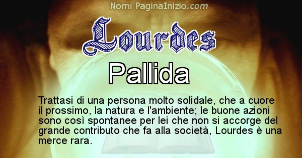 Lourdes - Significato reale del nome Lourdes