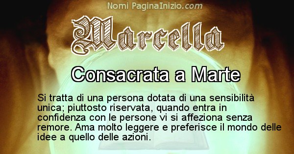 Marcella - Significato reale del nome Marcella