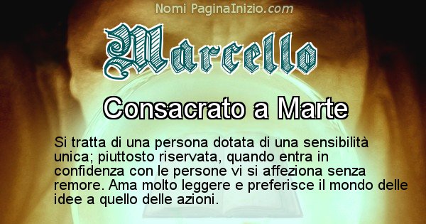 Marcello - Significato reale del nome Marcello