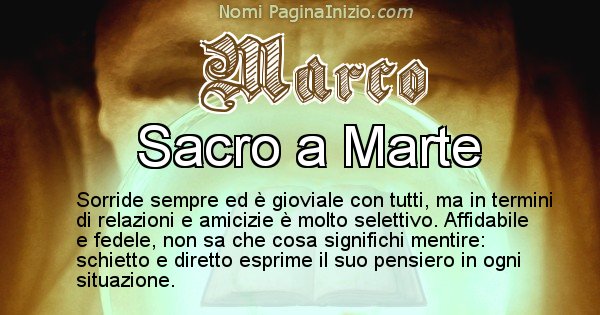 Marco - Significato reale del nome Marco