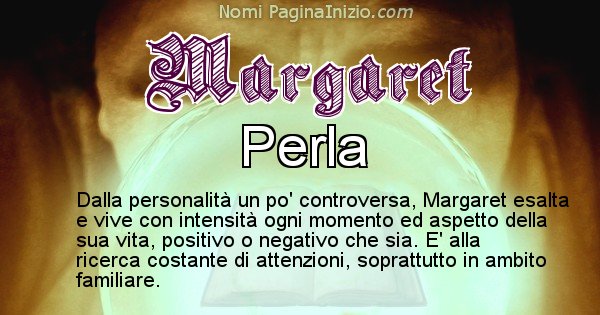 Margaret - Significato reale del nome Margaret