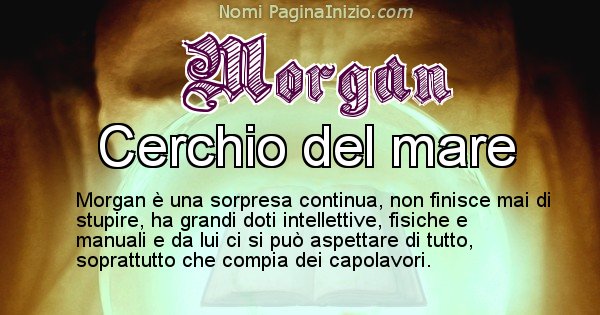 Morgan - Significato reale del nome Morgan