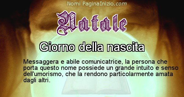 Natale - Significato reale del nome Natale