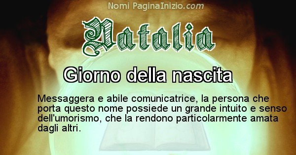 Natalia - Significato reale del nome Natalia