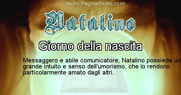 Natalino - Significato reale del nome Natalino